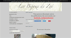 Desktop Screenshot of lesbijouxdezoe.com