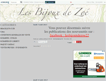 Tablet Screenshot of lesbijouxdezoe.com